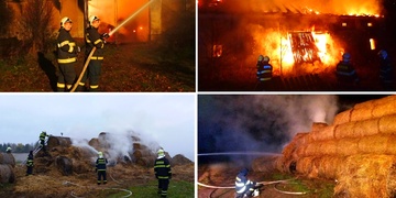 Žhář zaútočil dvakrát za noc