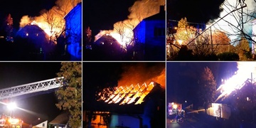 Rozsáhlý požár stodoly