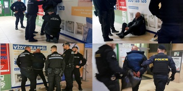Agresor řádil na nádraží a lidem vyhrožoval podřezáním