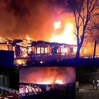 Při velikém požáru uhořelo 1600 prasat