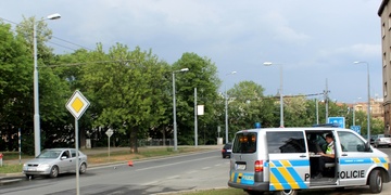 Auto srazilo malého chlapce v Borské ulici