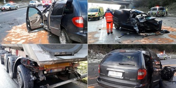 Velmi vážná nehoda, na místo letí vrtulník LZS