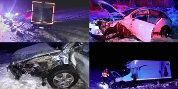 Řidič vjel do protisměru a střetl se s dvěma vozy