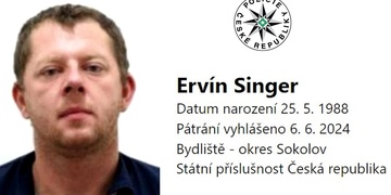 Mnohonásobný recidivista Ervín Singer uprchl z vězení