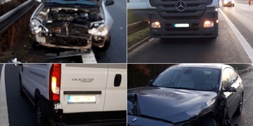 Dvě nehody zkomplikovaly provoz na dálnici