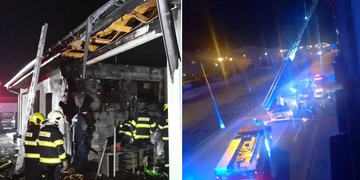 V noci na dnešek hořelo v bytě i v rodinném domě