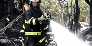 Požár v Kalu u Klatov zcela zničil stodolu