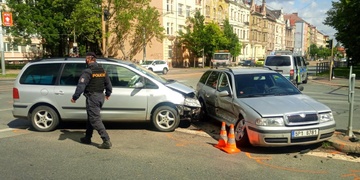 Střet vozů na Klatovské