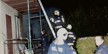 Požár chaty na Švabinách