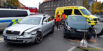 Těhotná žena po nehodě skončila v nemocnici