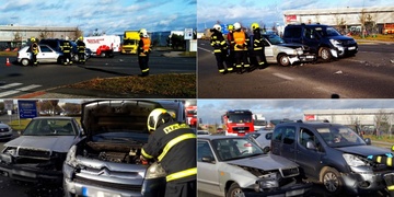 U Makra se střetly dva vozy