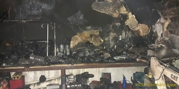 Při požáru vznikla půlmiliónová škoda