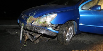 Řidič měl přes dvě promile alkoholu v krvi