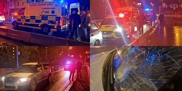 Silně opilý mladík vběhl přímo před přijíždějící auto