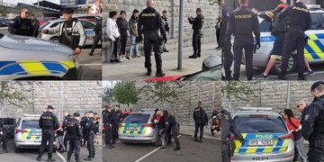 Upozornil partičku výrostků na pohazování odpadků a tak skončil v nemocnici