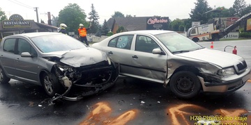 Při nehodě byla zraněna řidička