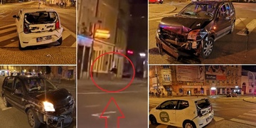 Muž v centru Plzně způsobil nehodu a z místa utekl