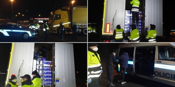 Na dálnici zadrželi jedenáct migrantů