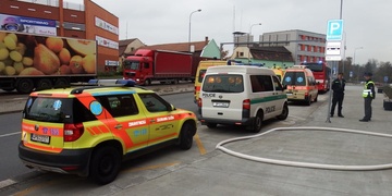 Cvičení: Požár nového divadla v Plzni