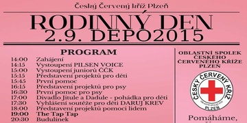 Dnes vás zveme na Rodinný den s plzeňským Červeným křížem