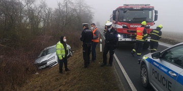 Střet kamionu s osobním vozem