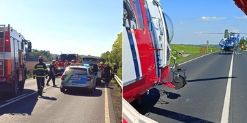 Tragická dopravní nehoda - jeden mrtvý, čtyři zranění