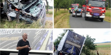 Těžce opilý řidič kamionu havaroval a vykácel několik stromů – , 