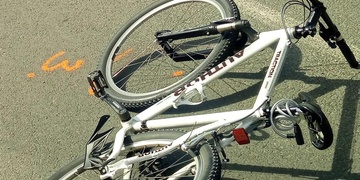 Střet auta s cyklistou na Borských polích