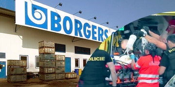 Stroj muži utrhl ruku v lokti