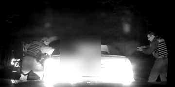 Policejní stíhání nebezpečného řidiče