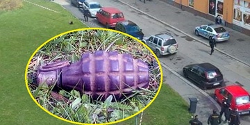 Senior přivezl funkční ruční granát v čepici!