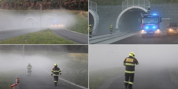 Zásah hasičů uzavřel Ejpovický tunel