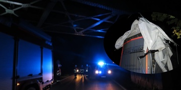 Řidič nerespektoval značku a nevešel se pod most