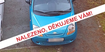 Další odcizené auto vypátrali naši čtenáři, děkujeme!