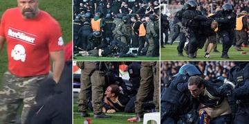 Policisté v souvislosti se včerejším fotbalem řeší nejen rvačky na hrací ploše, ale i v ulicích a také propagaci nacismu