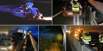 Aktualizujeme: Pachatel omylem skočil z mostu - teď bojuje v nemocnici o život