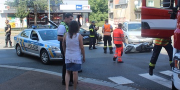 Dopravní nehoda komplikovala dopravu na Klatovské