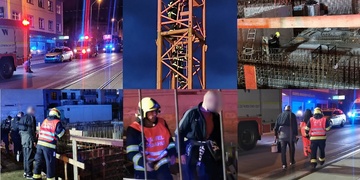 Záchranná akce desítky metrů nad zemí