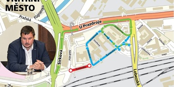 Město zítra uzavře Šumavskou a Goethovu pro osobní dopravu