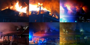 Požár Angusfarm - na místě již zasahuje 17 jednotek hasičů a je vyhlášen 3. stupeň požárního poplachu