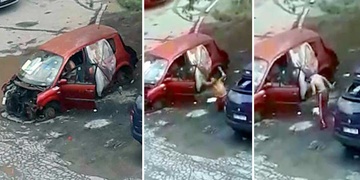 Narkoman žijící ve vraku vozu již rok děsí obyvatele bloku na Slovanech
