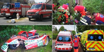 Havárie závodního motocyklu