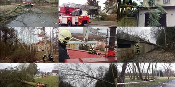 Vichřice dorazila do západních Čech