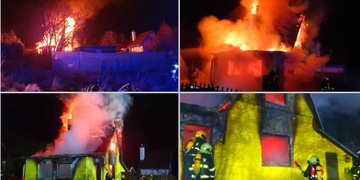 U hořící chaty zasahovaly čtyři jednotky hasičů