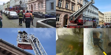 Manévry záchranných složek v centru Plzně spustila neuvěřitelná hloupost muže v domě