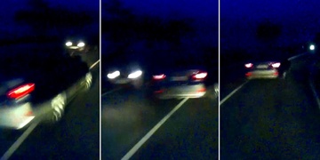 Řidič ohrozil protijedoucí auto i všechny cestující v autobusu