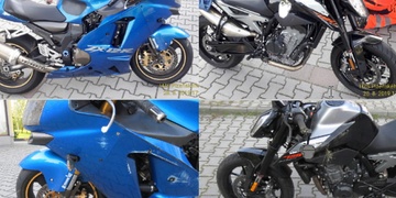 Motorkář srazil motorkáře a narazil do auta