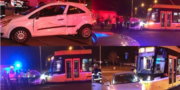 Řidička při odbočování přehlédla tramvaj