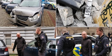 Zfetovaný a opilý muž najel autem do zdi