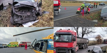 Dvě nehody během dvaceti minut